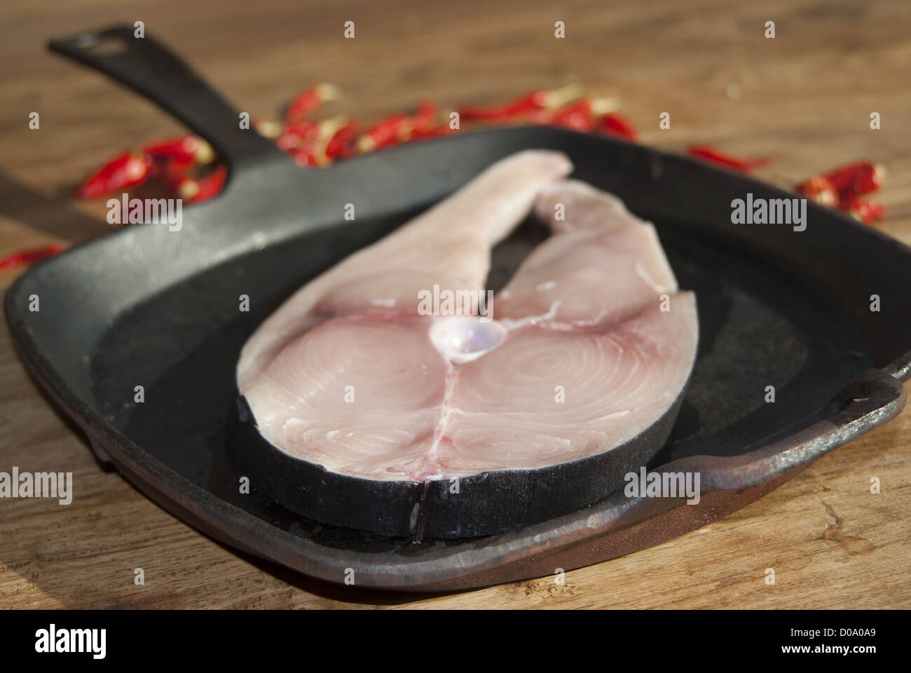 Espadon grillé : l'espadon est un poisson typique de l'alimentation méditerranéenne Banque D'Images