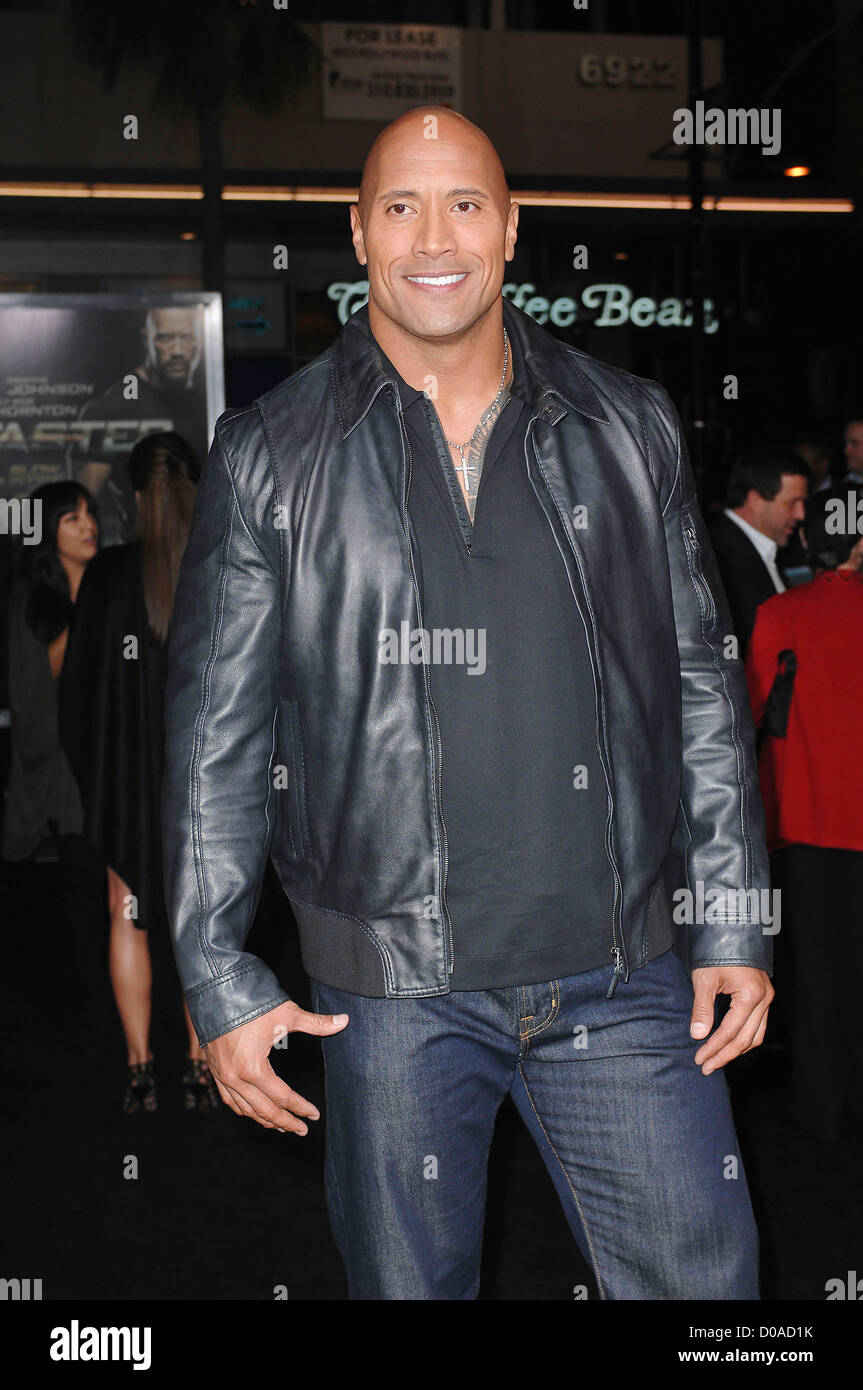 Dwayne Johnson Los Angeles Premiere de 'Faster' tenue à l'Grauman's Chinese Theatre Hollywood, Californie - 22.11.10 Banque D'Images