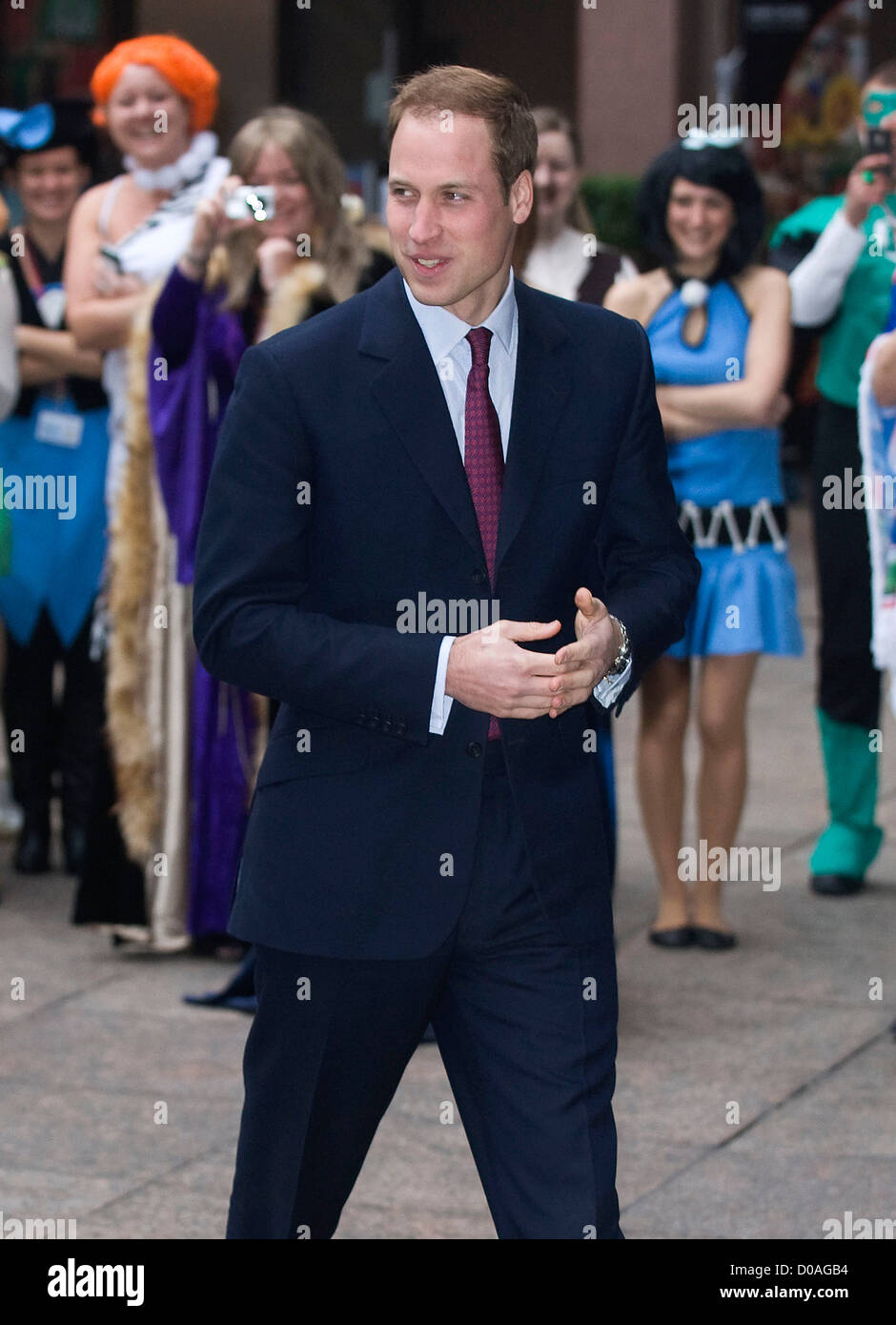 Le prince William La 18e édition de la journée caritative ICAP LONDRES, ANGLETERRE - 08.12.10 Banque D'Images