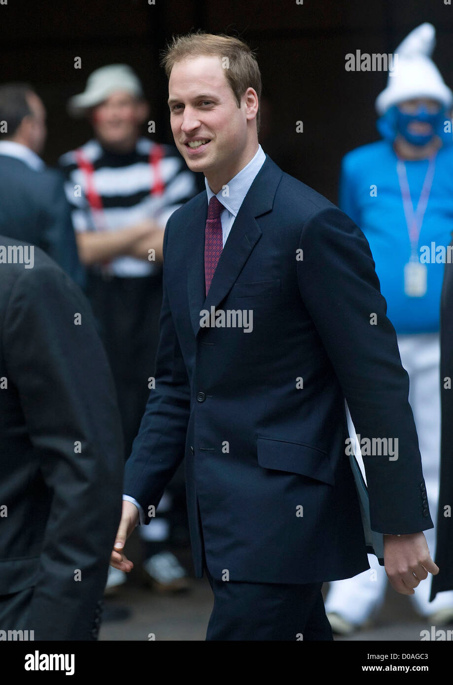 Le prince William La 18e édition de la journée caritative ICAP LONDRES, ANGLETERRE - 08.12.10 . Banque D'Images