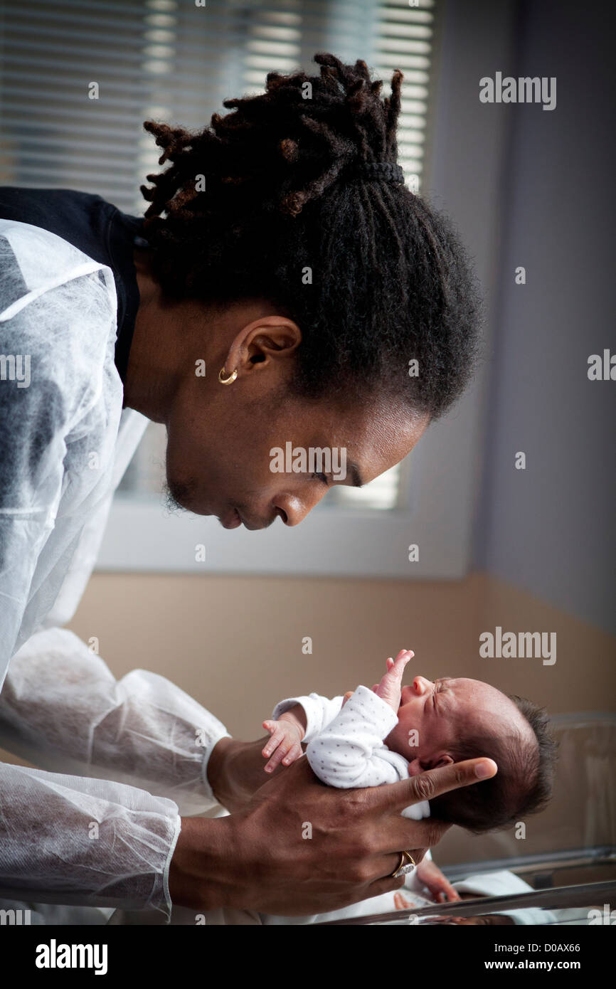 NÉONATALOGIE Banque D'Images