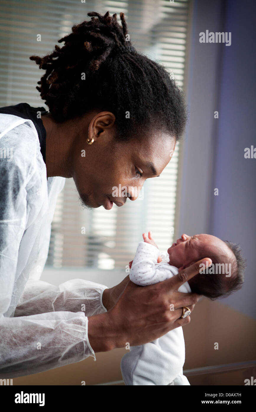 NÉONATALOGIE Banque D'Images