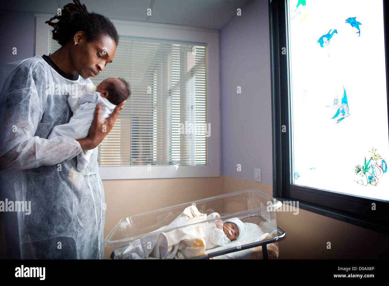 NÉONATALOGIE Banque D'Images