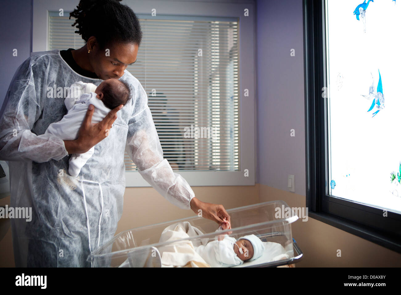 NÉONATALOGIE Banque D'Images