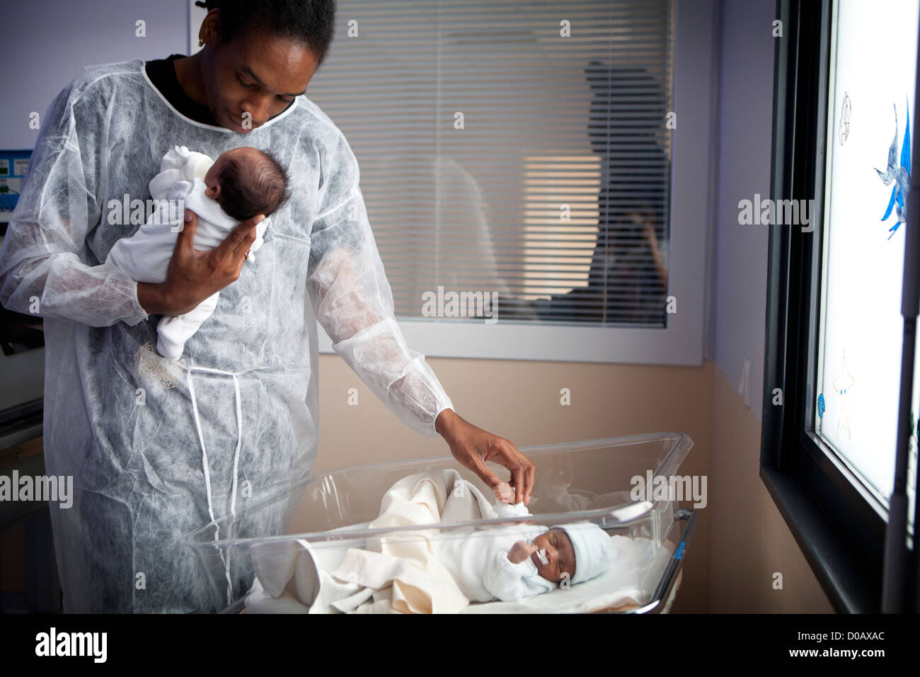 NÉONATALOGIE Banque D'Images