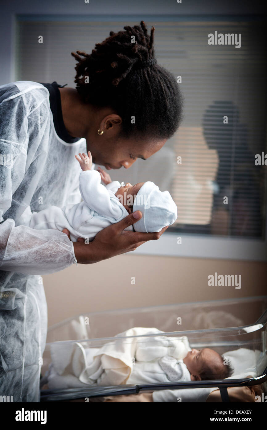 NÉONATALOGIE Banque D'Images