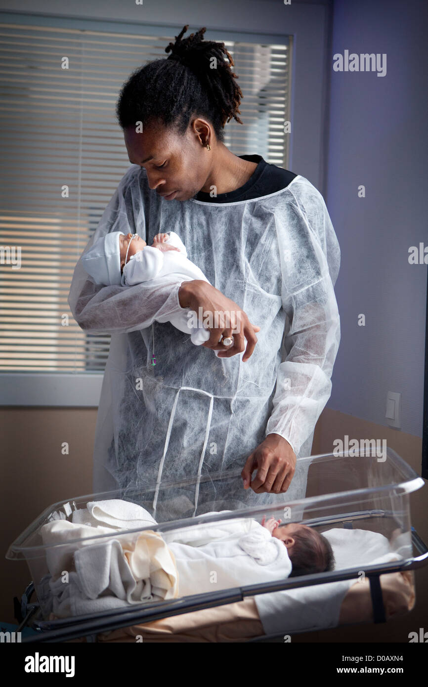 NÉONATALOGIE Banque D'Images