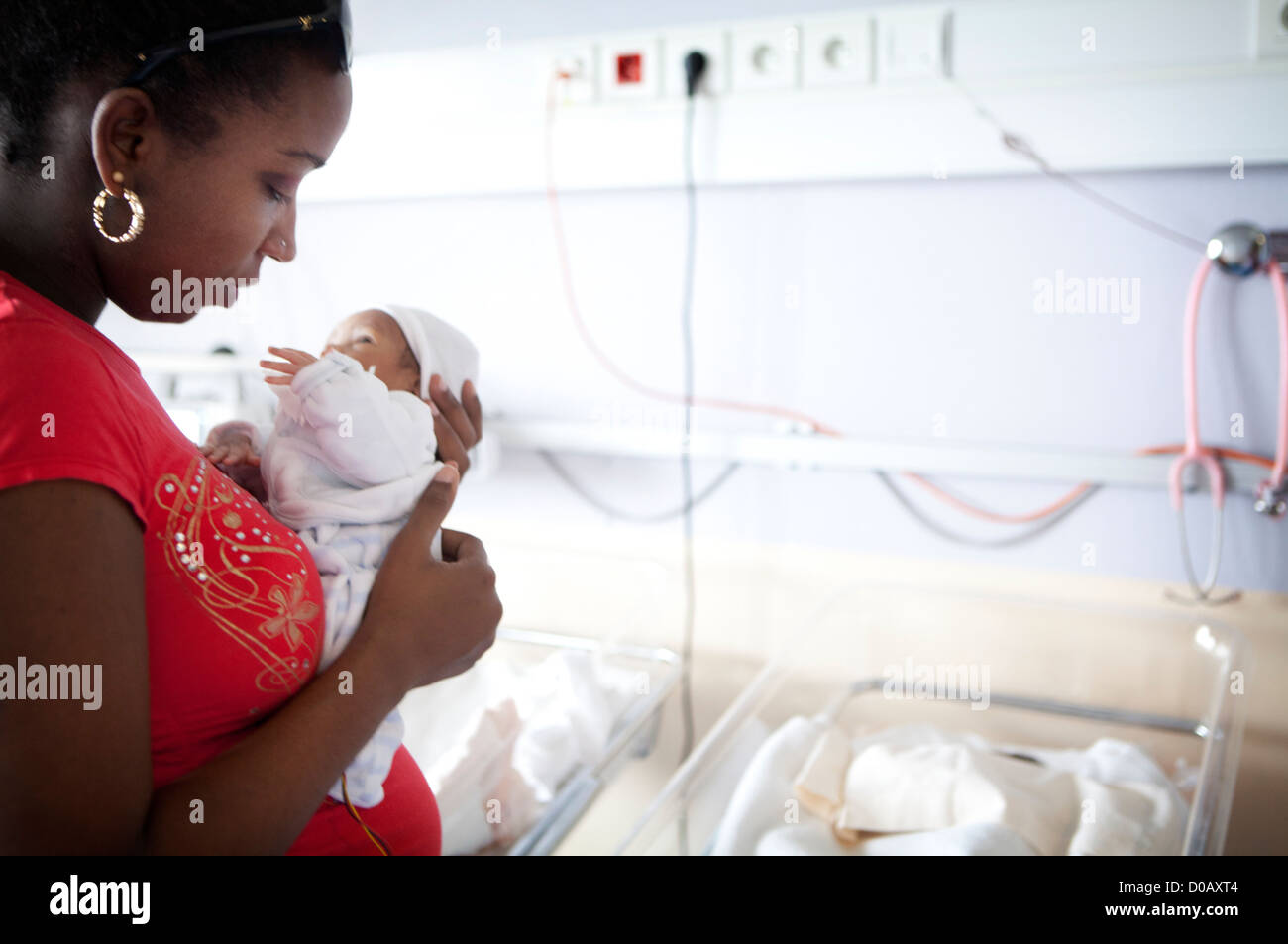 NÉONATALOGIE Banque D'Images