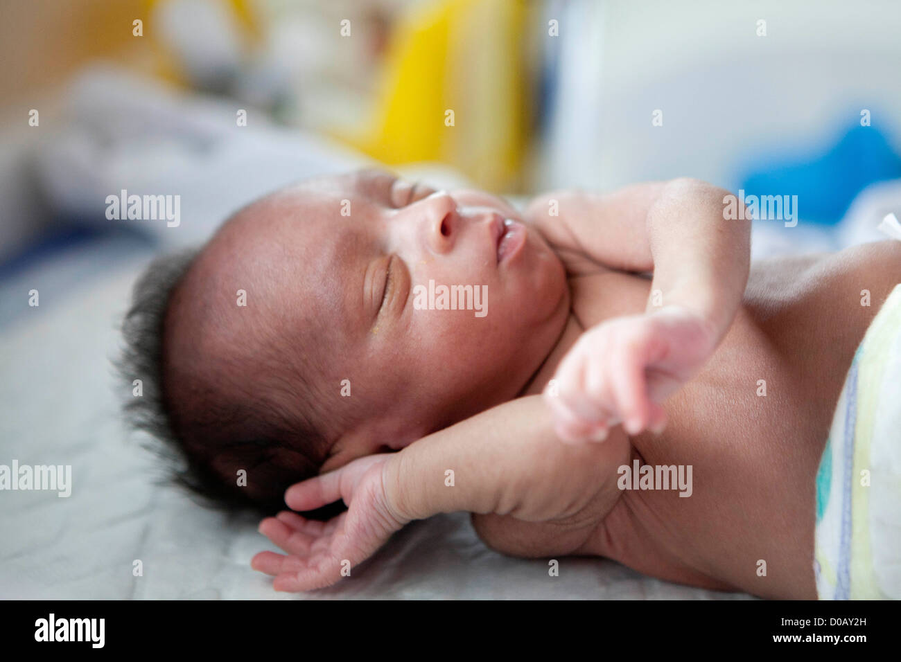 NÉONATALOGIE Banque D'Images