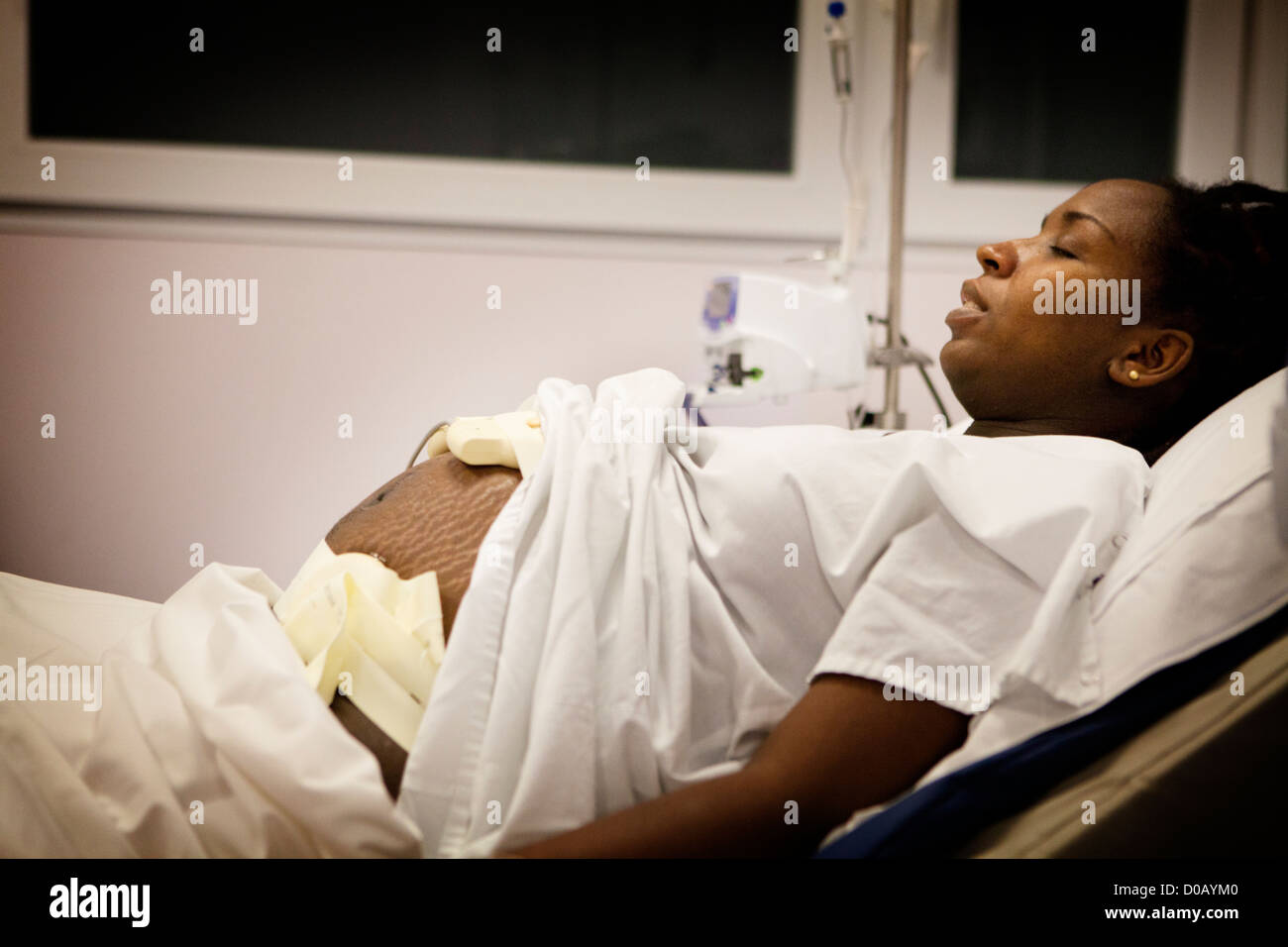 Surveillance foetale Banque D'Images