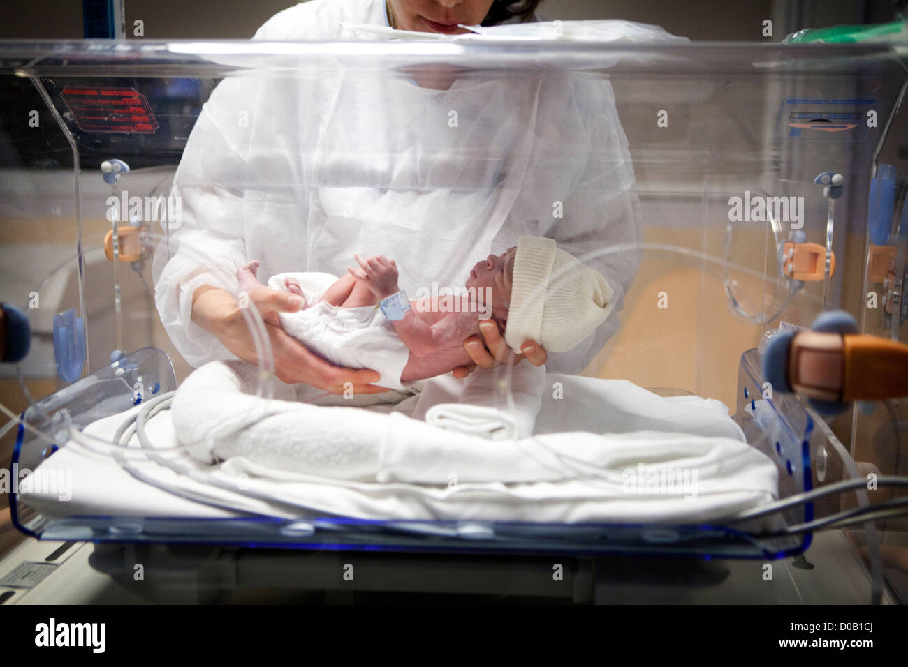 NÉONATALOGIE Banque D'Images