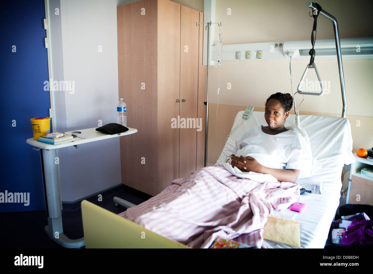 FEMME ENCEINTE Banque D'Images