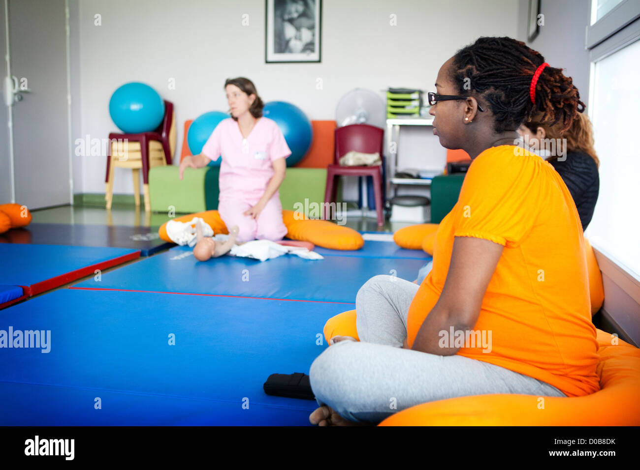 La PRÉPARATION POUR LA LIVRAISON Banque D'Images