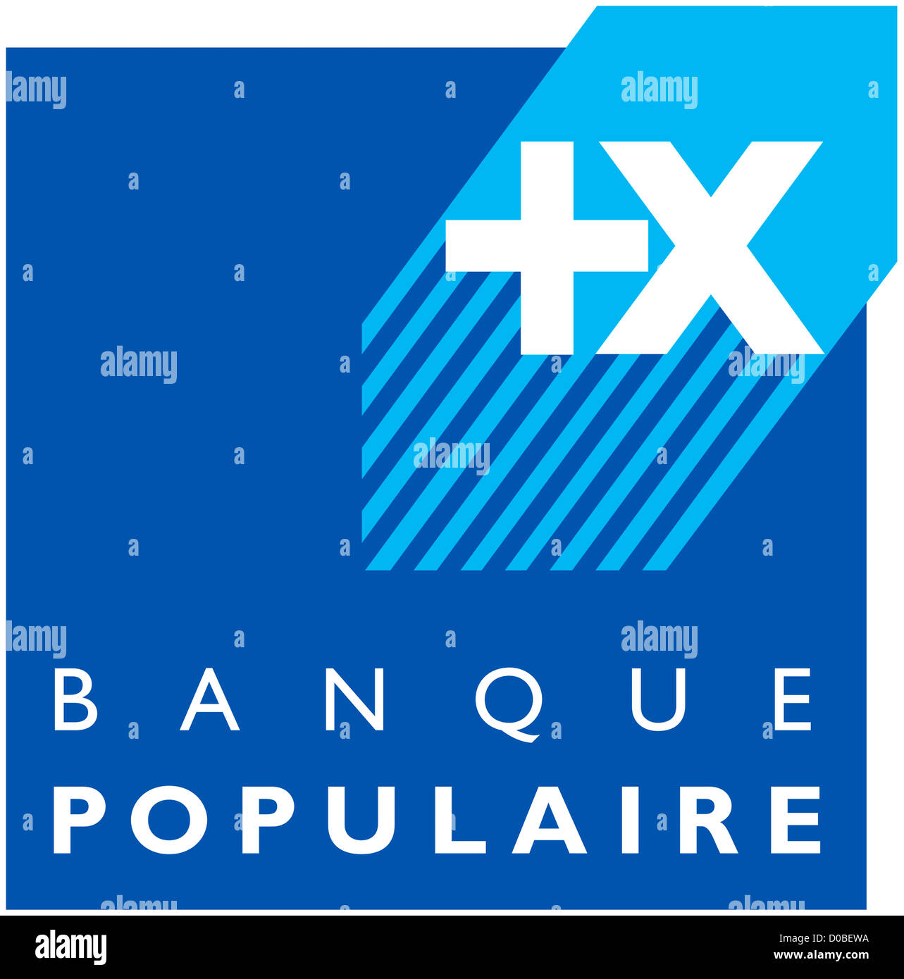 Le Logo français fournisseur de services financiers du Groupe Banque Populaire, avec le siège à Paris. Banque D'Images