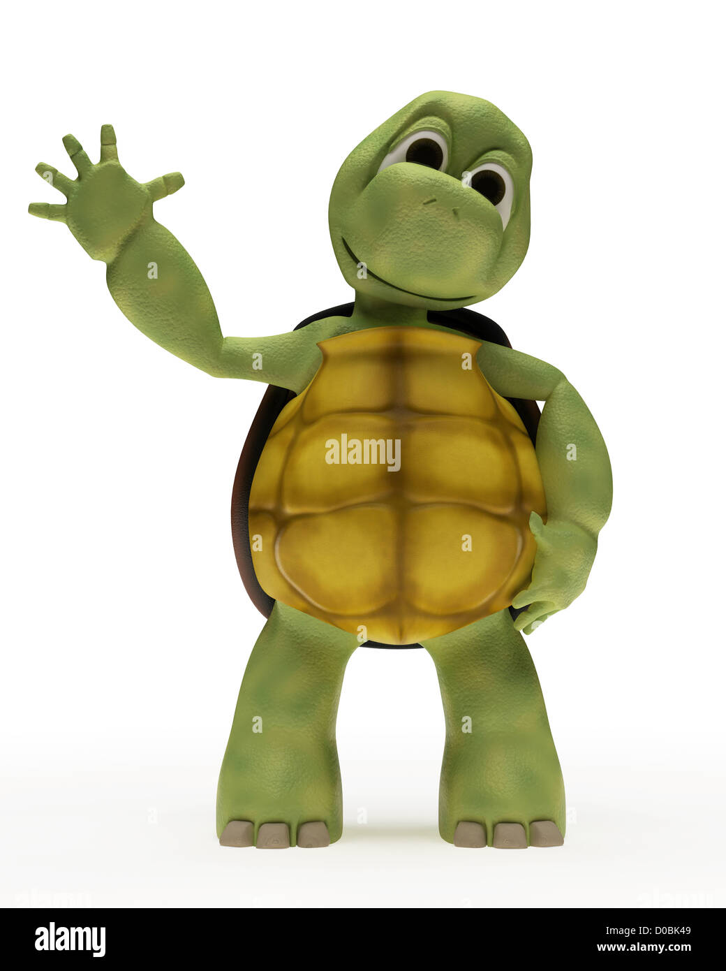 3D Render d'une tortue Banque D'Images