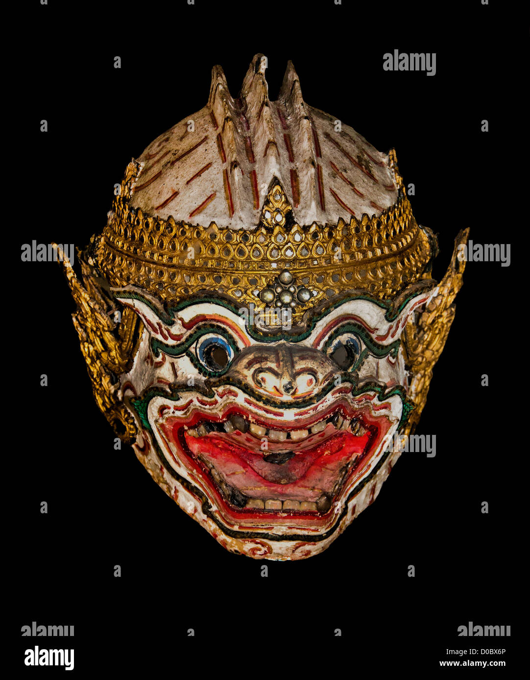 Musée National Masque Khon Bangkok Thaïlande Banque D'Images
