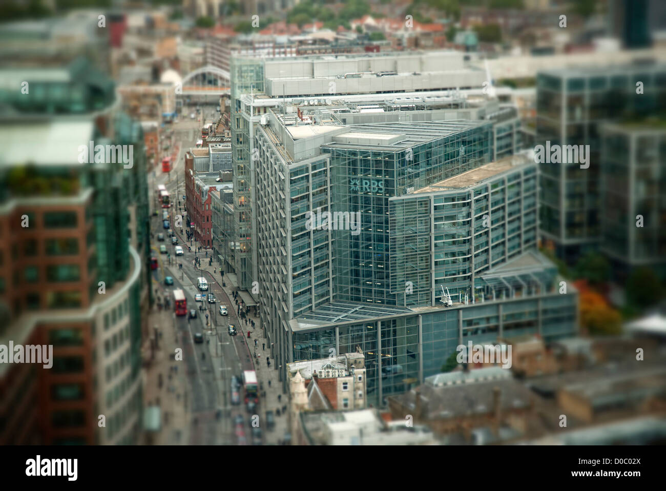 RBS siège dans la ville de Londres Banque D'Images