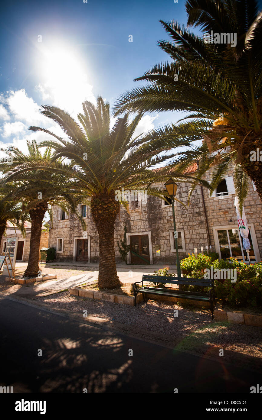 La ville de Hvar, île de Hvar Croatie Banque D'Images