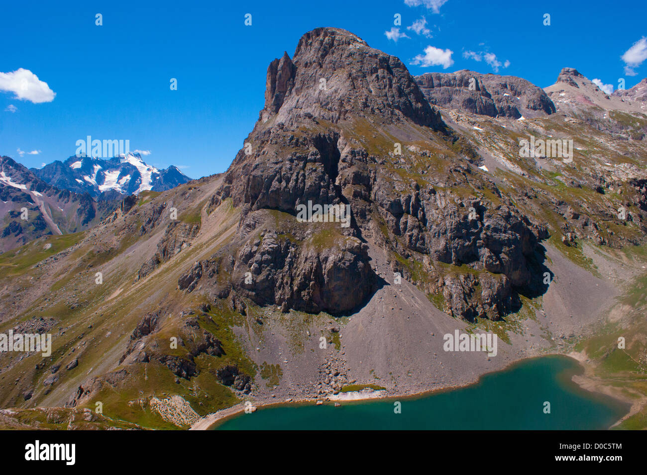 Le grand lac, l'alpe du Lauzet, Serre Chevalier, Hautes alpes, France Photo  Stock - Alamy