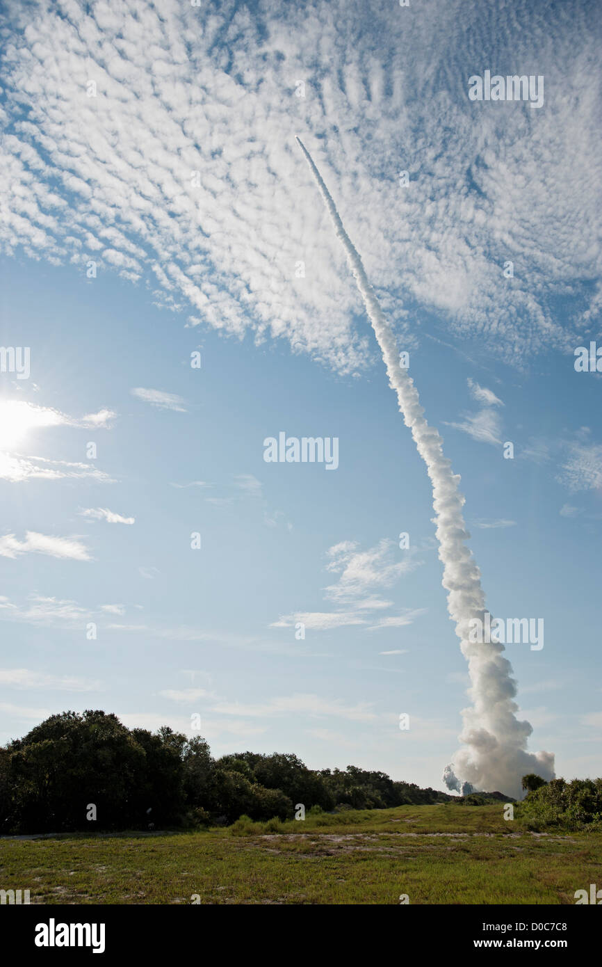 La fusée Delta II a lancé sur sa 150e vol le samedi 10 septembre 2011 au départ de Cap Canaverals complexe de lancement spatial Banque D'Images