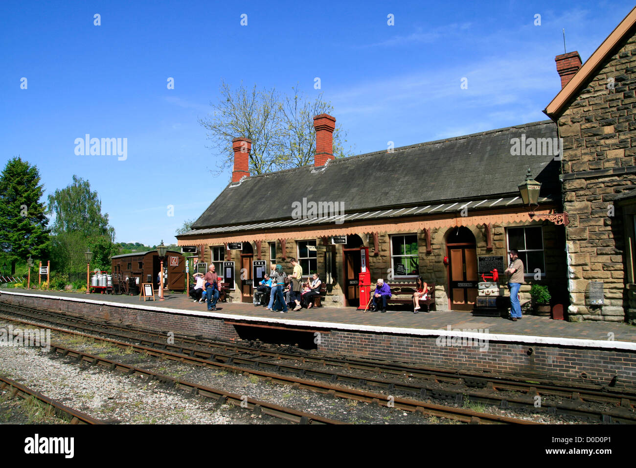 Severn Valley Railway Station Shropshire Shrewsbury Eng.UK land Banque D'Images