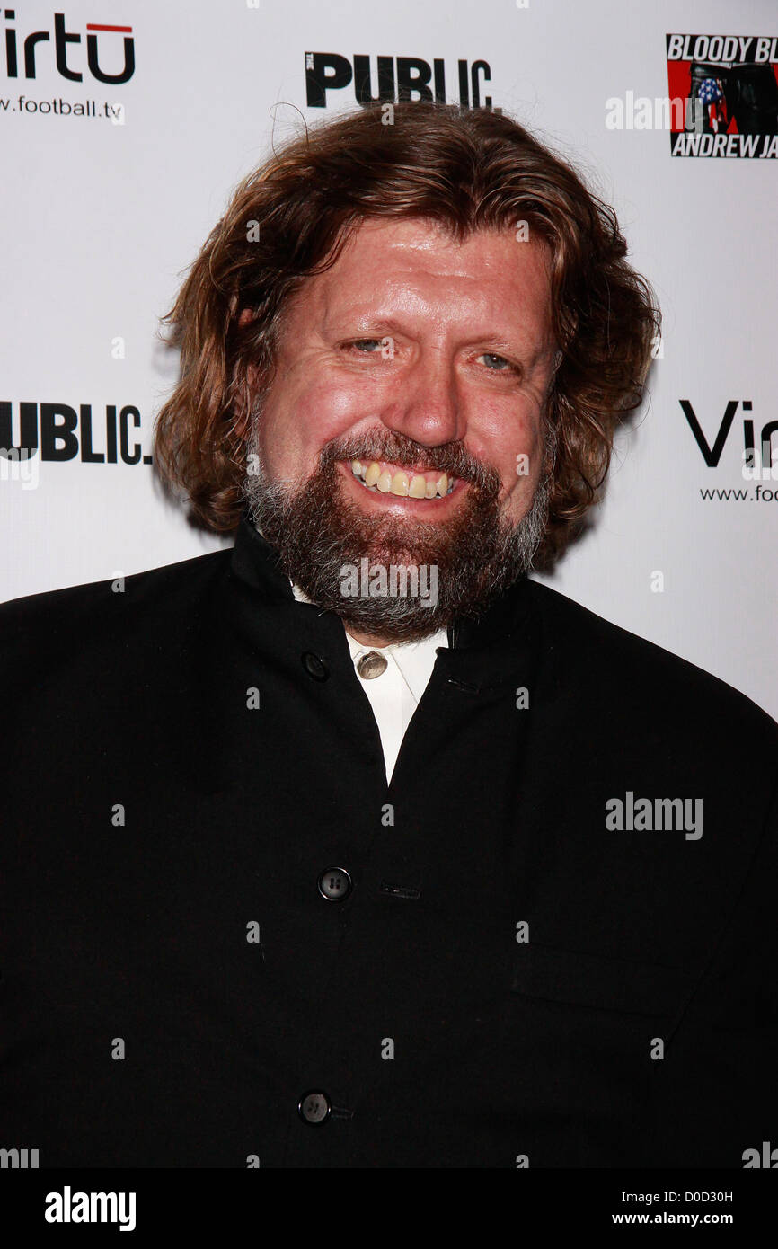 Oskar Eustis soirée d'ouverture de la production musicale de Broadway 'Bloody Bloody Andrew Jackson' la Bernard B. Jacobs Theatre - Banque D'Images