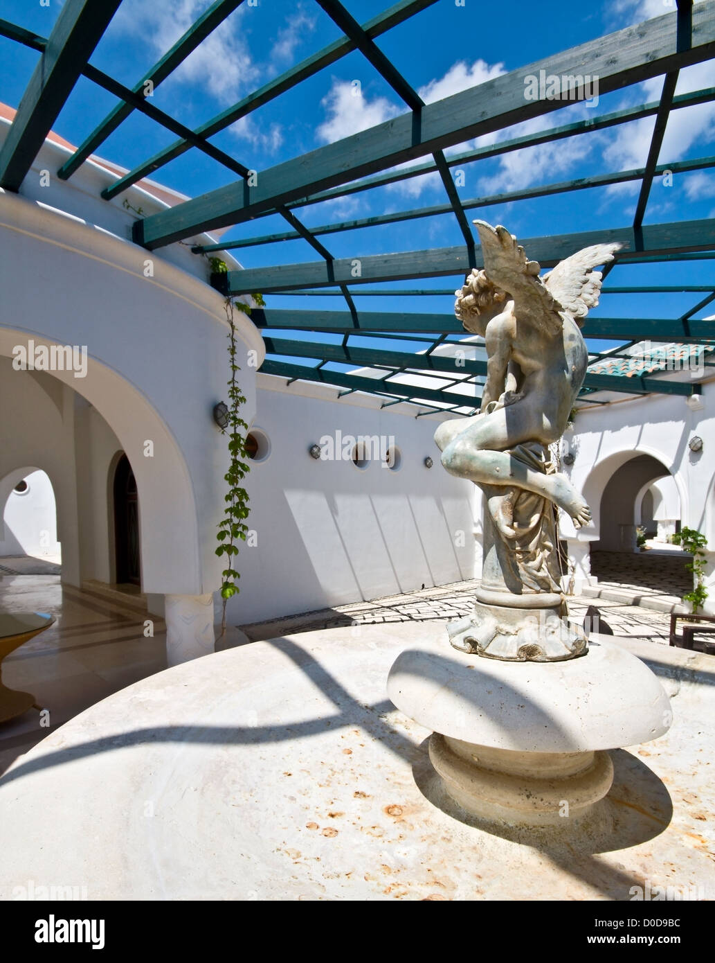 Summer resort à l'île de Rhodes, Grèce Banque D'Images