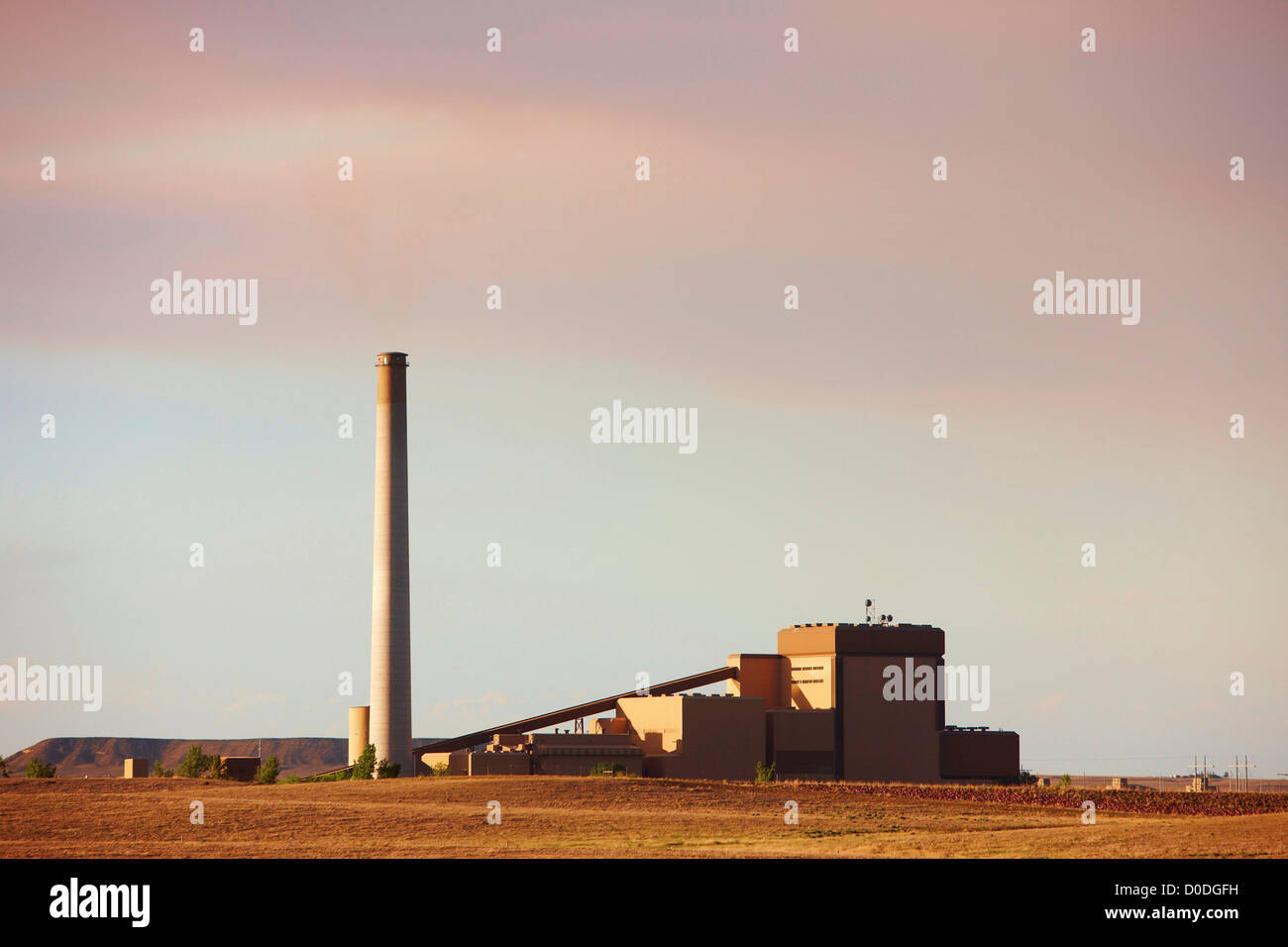 La centrale au charbon Banque D'Images