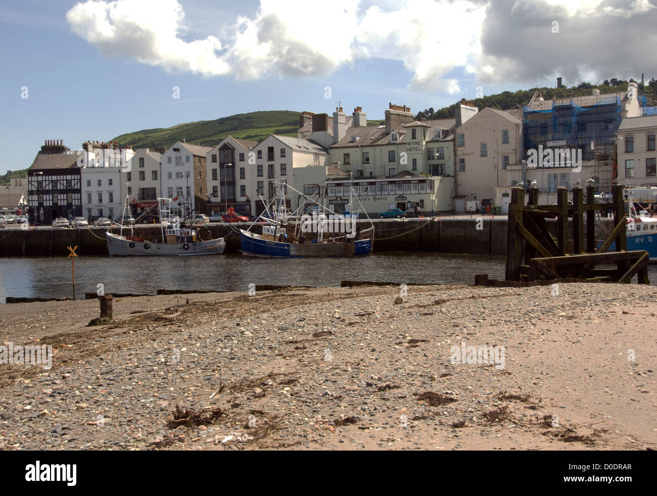 Ile de Man ; Ramsey ; VILLE ET À LA PLAGE Banque D'Images