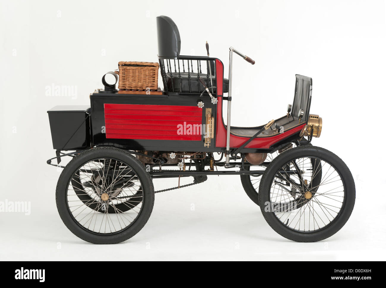 1901 Locomobile voiture à vapeur Banque D'Images