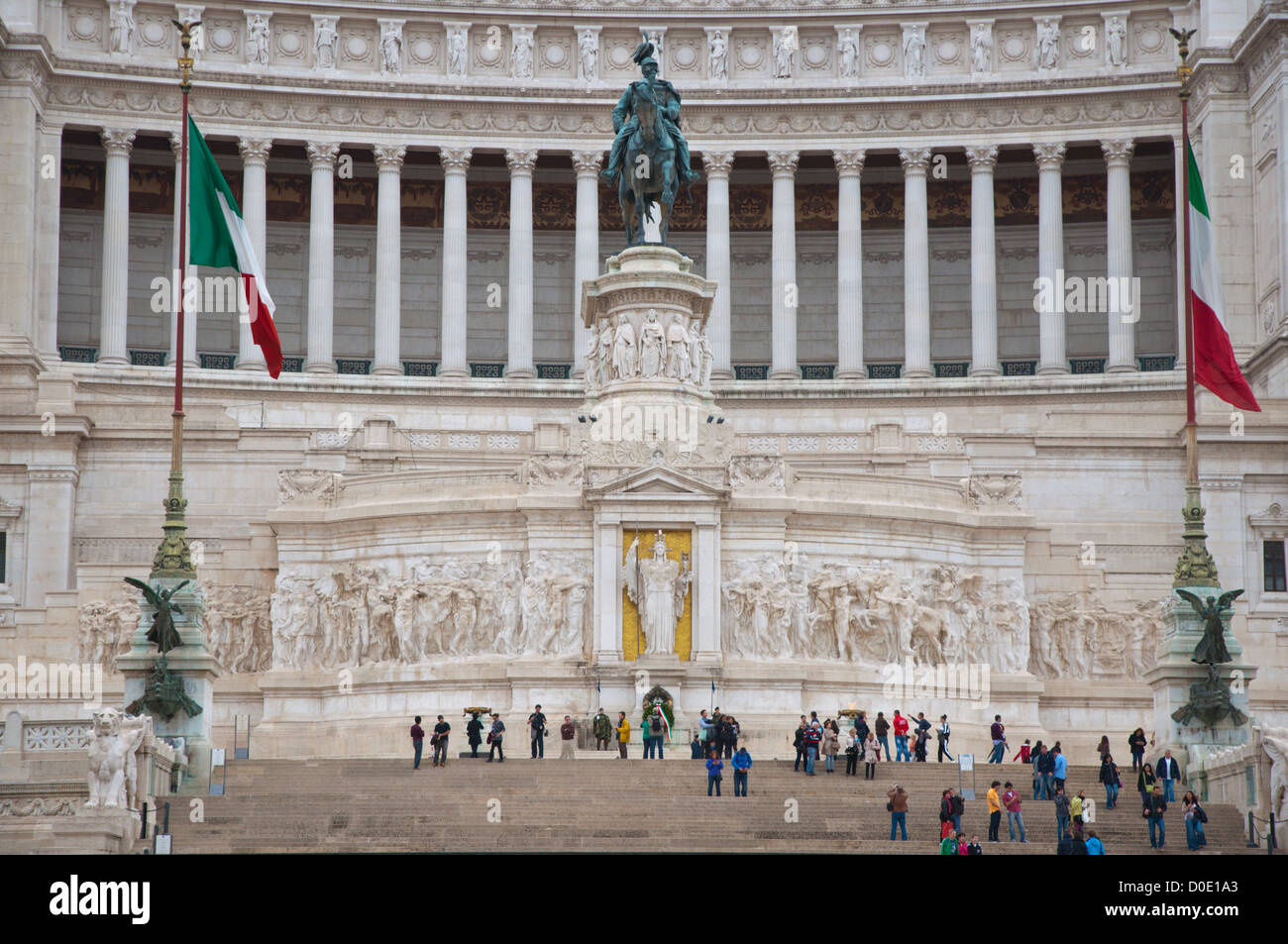 Le monument national victor emmanuel ii Banque de photographies et d