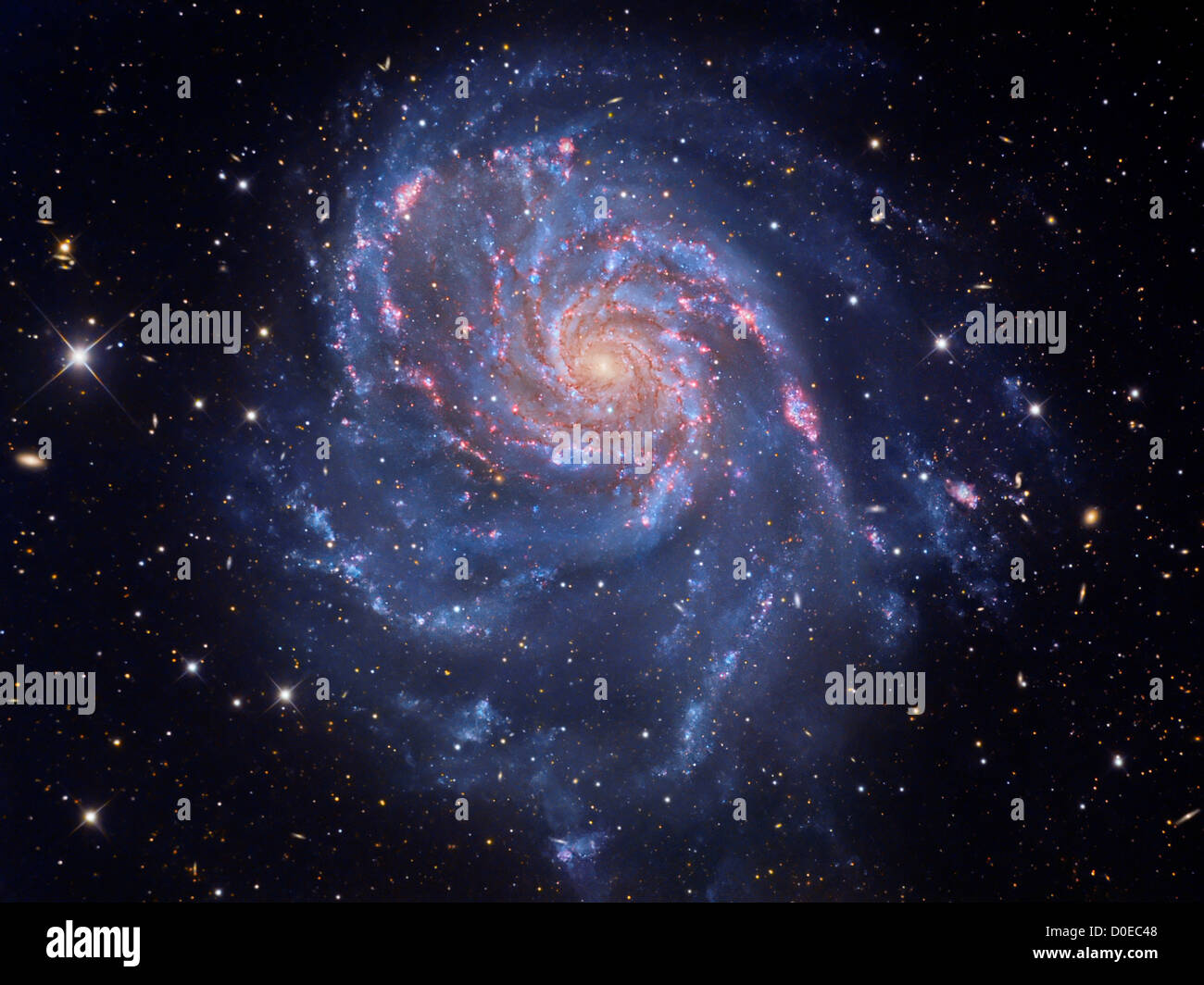 M101, la Galaxie Pinwheel Banque D'Images