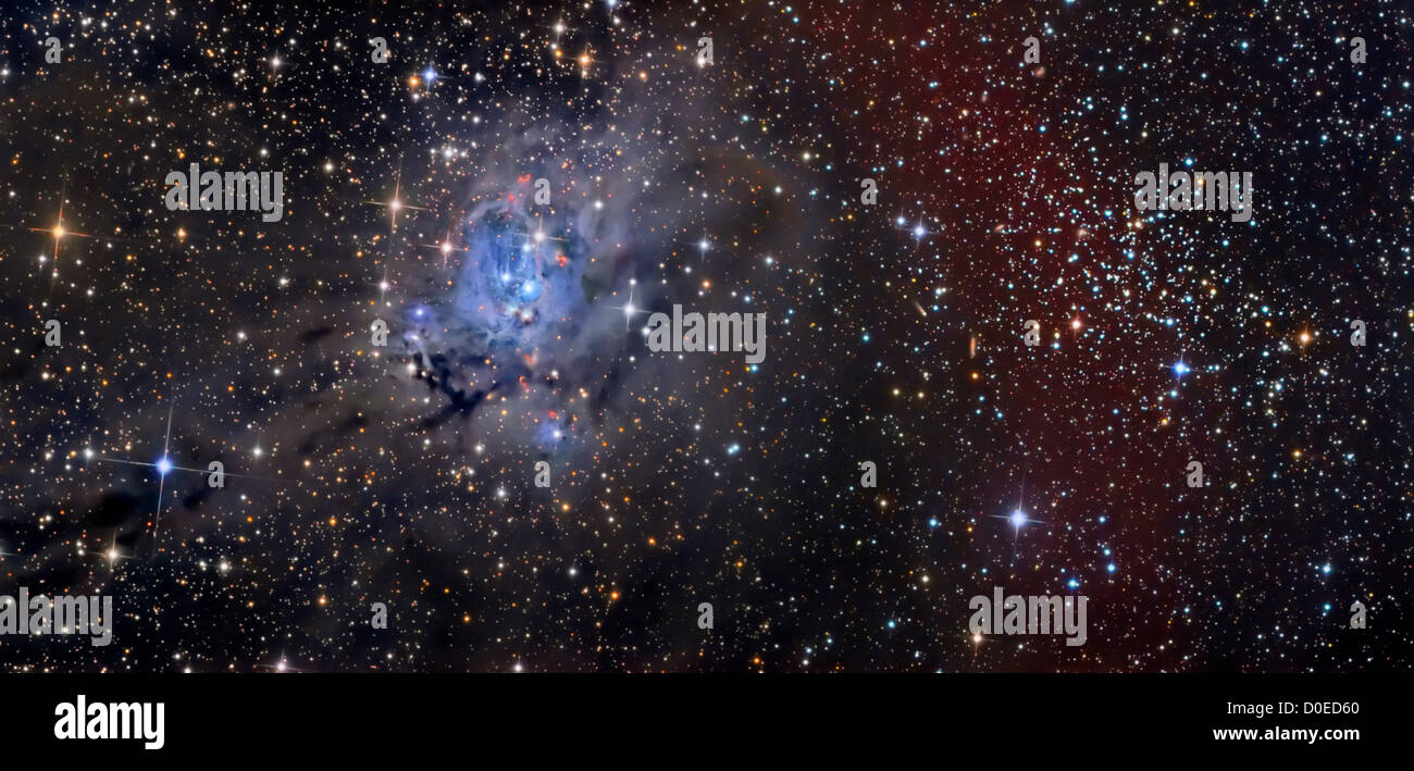 Dans les amas d'étoiles Cepheus Banque D'Images