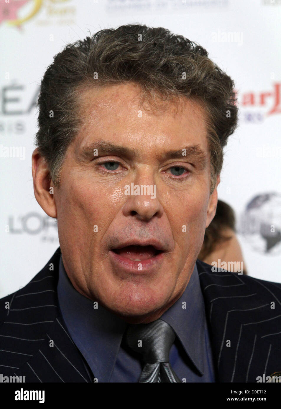 David Hasselhoff Le 50e Anniversaire D Anniversaire Pour L Hollywood Walk Of Fame Qui A Eu Lieu Sur Le Walk Of Fame Hollywood Blvd Photo Stock Alamy