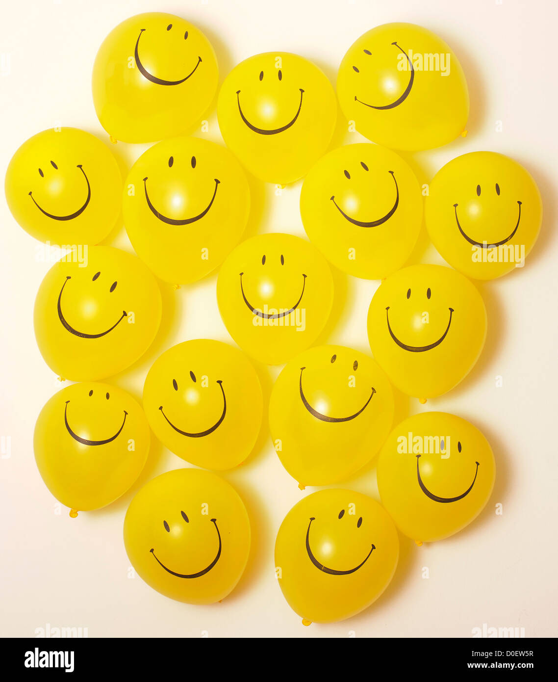 Ballons smiley Banque D'Images