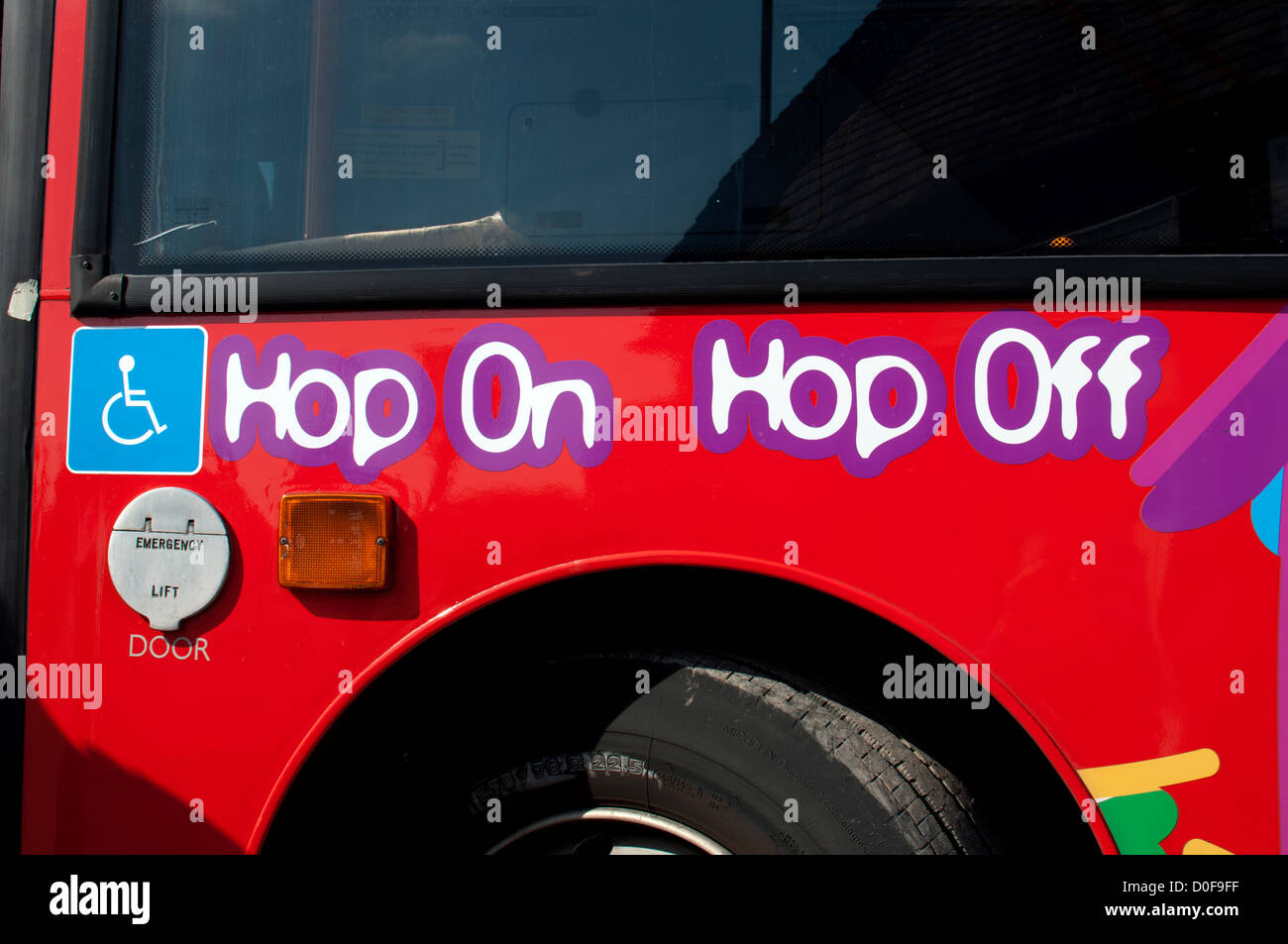 Tour Bus, Stratford-upon-Avon, Royaume-Uni Banque D'Images