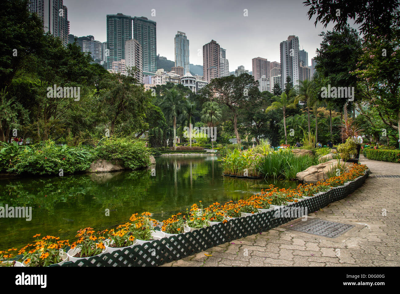 Le Parc de Hong Kong, Hong Kong, Chine Banque D'Images