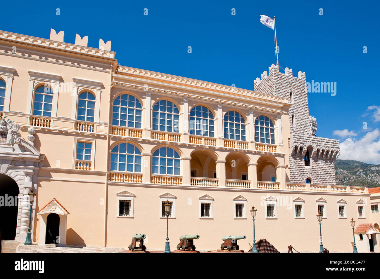 Le Palais du Prince de Monaco Banque D'Images