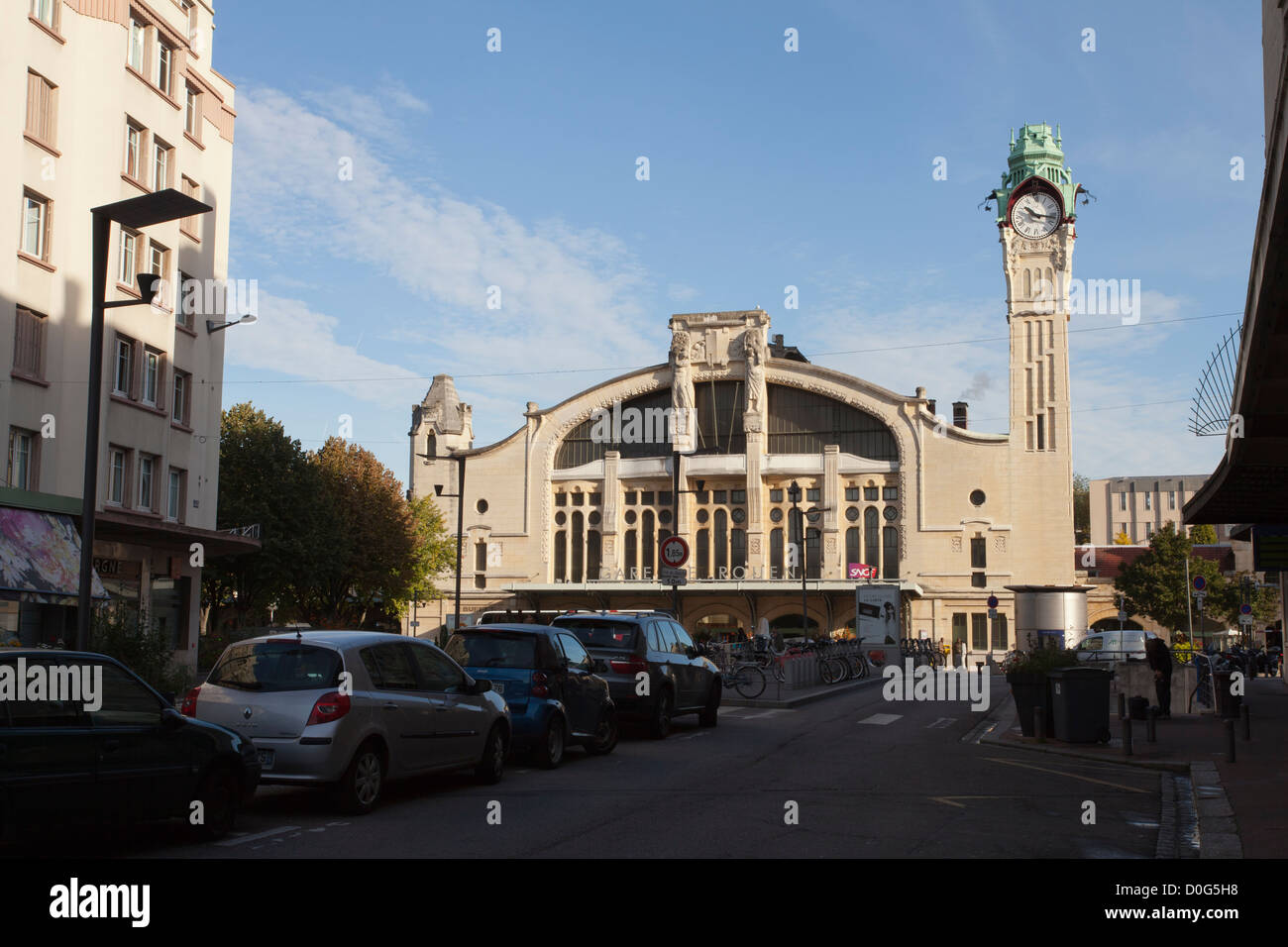 La gare de Rouen-Rive-droite. Rouen, France. Banque D'Images
