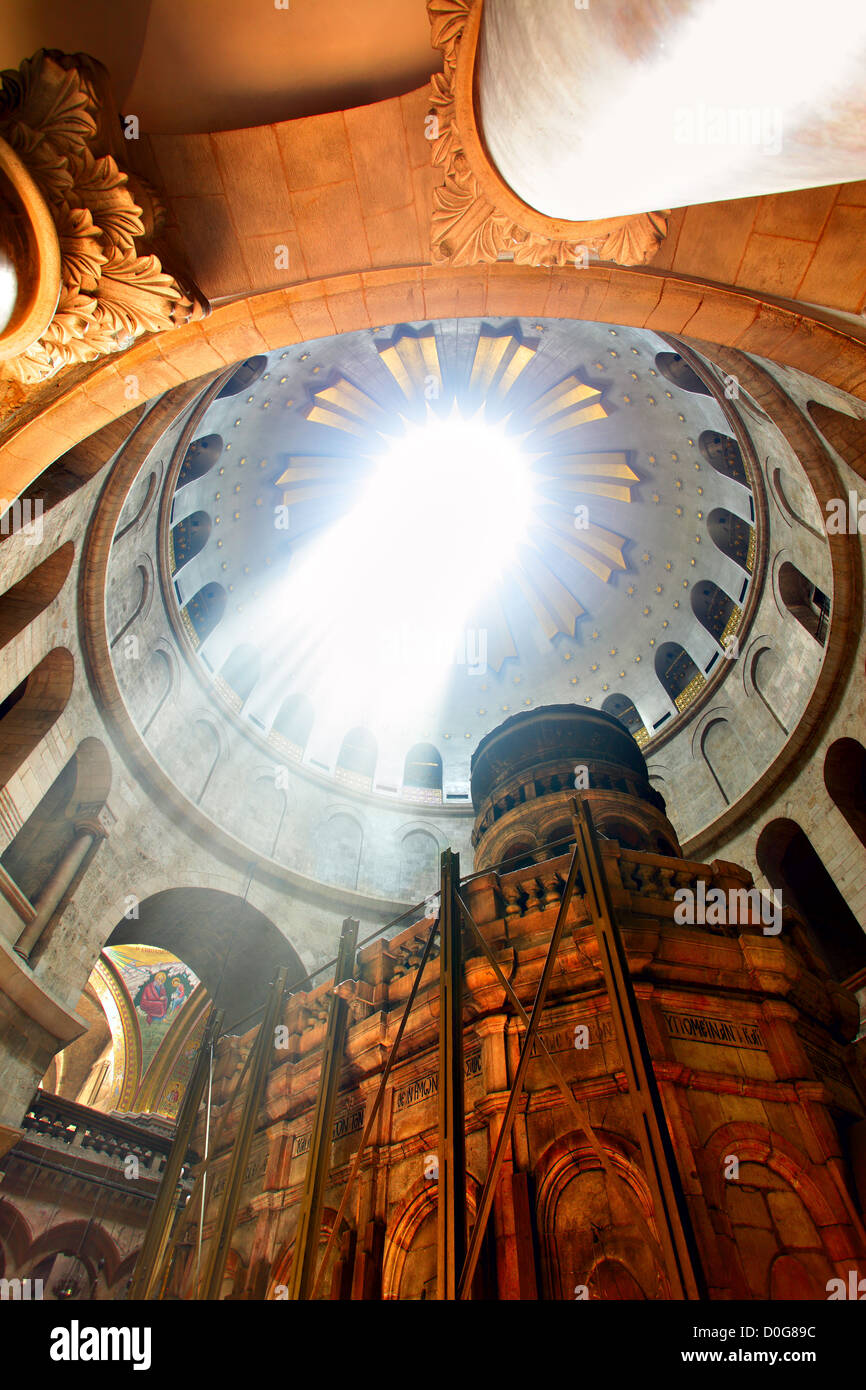 Église du Saint Sépulcre, Jérusalem, Israël Banque D'Images