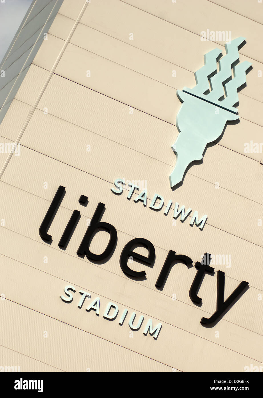 Stade Liberty, Swansea, terrain du Swansea City Football Club et l'équipe de rugby de Balbuzards, dans le sud du Pays de Galles, Royaume-Uni Banque D'Images