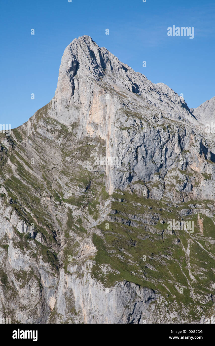 Peña Remoña, Los Urrieles - Parc National Picos de Europa, Cantabria, ESPAGNE Banque D'Images