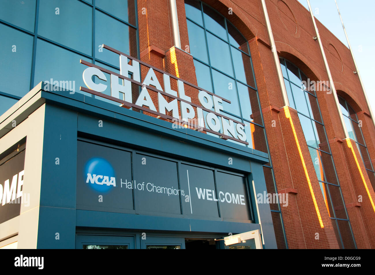 USA, Indiana, Indianapolis, Hall of Champions, Musée National Collegiate Athletic Association. Banque D'Images