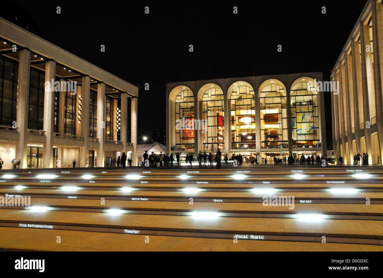 Le rénové Lincoln Center Performing Arts Center, Broadway, New York City, USA, Banque D'Images