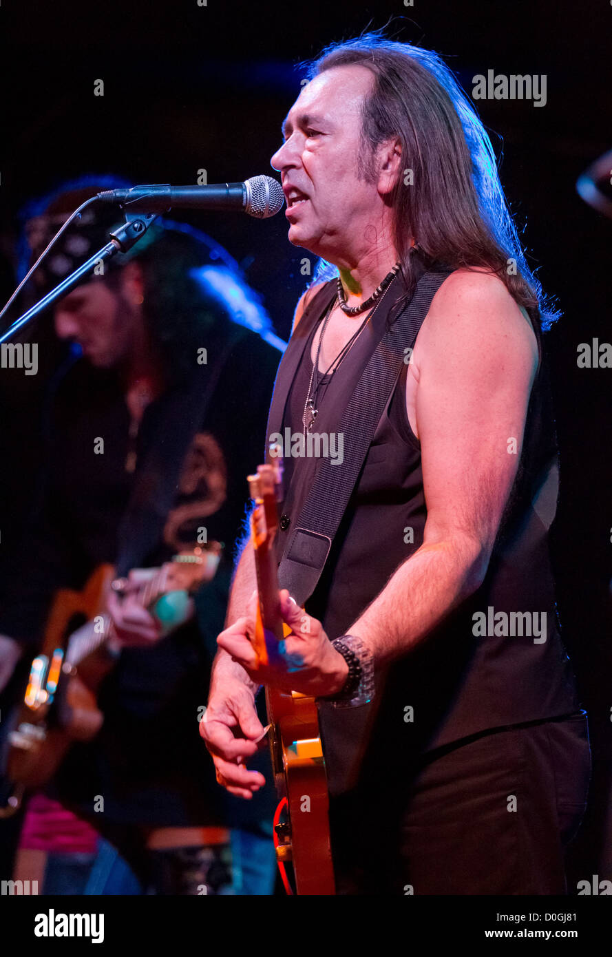 Le chien de Pavlov en concert à Santiago Alquimista Lisbonne, Portugal - 07.11.10 Banque D'Images