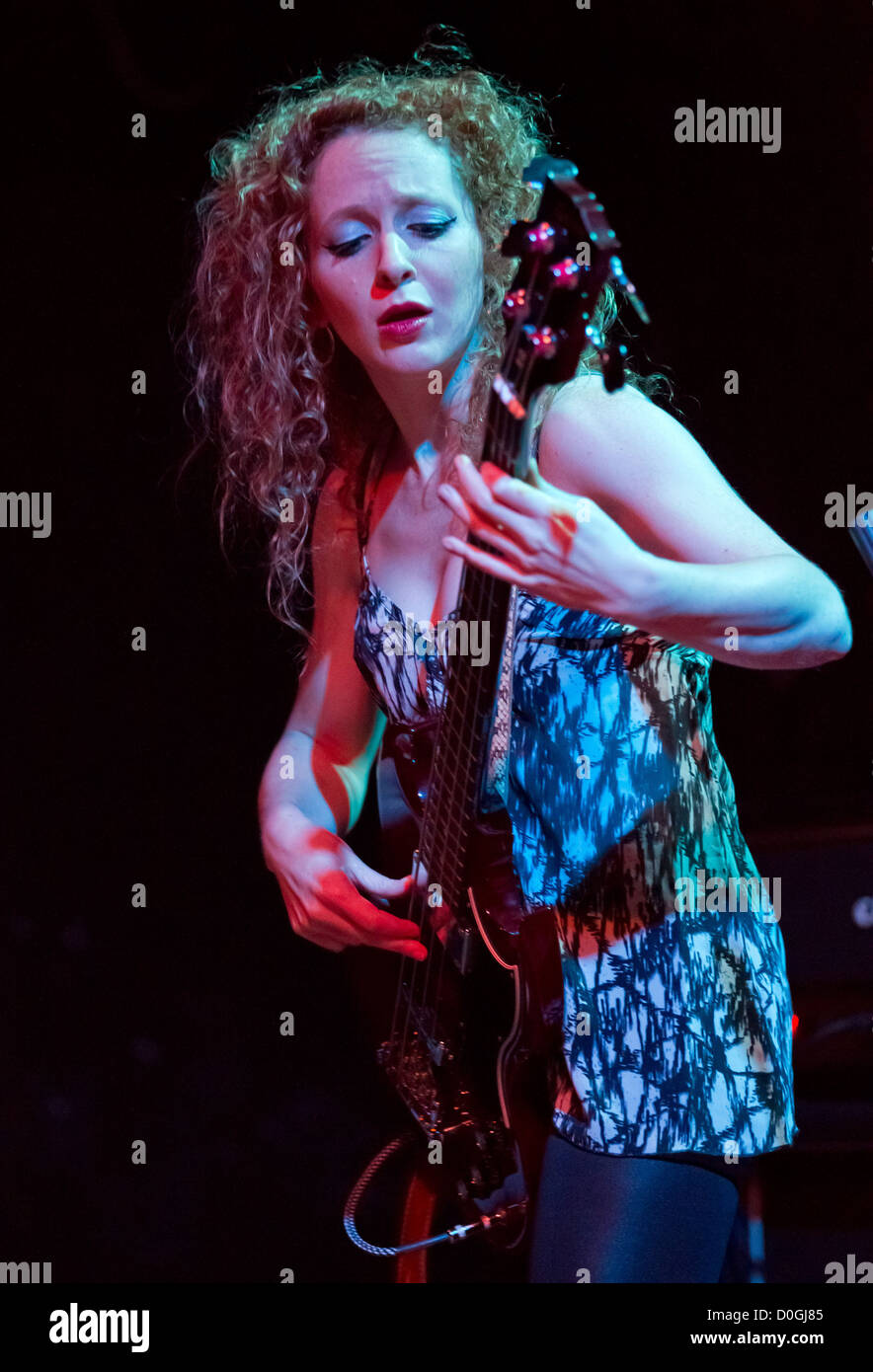 Le chien de Pavlov en concert à Santiago Alquimista Lisbonne, Portugal - 07.11.10 Banque D'Images