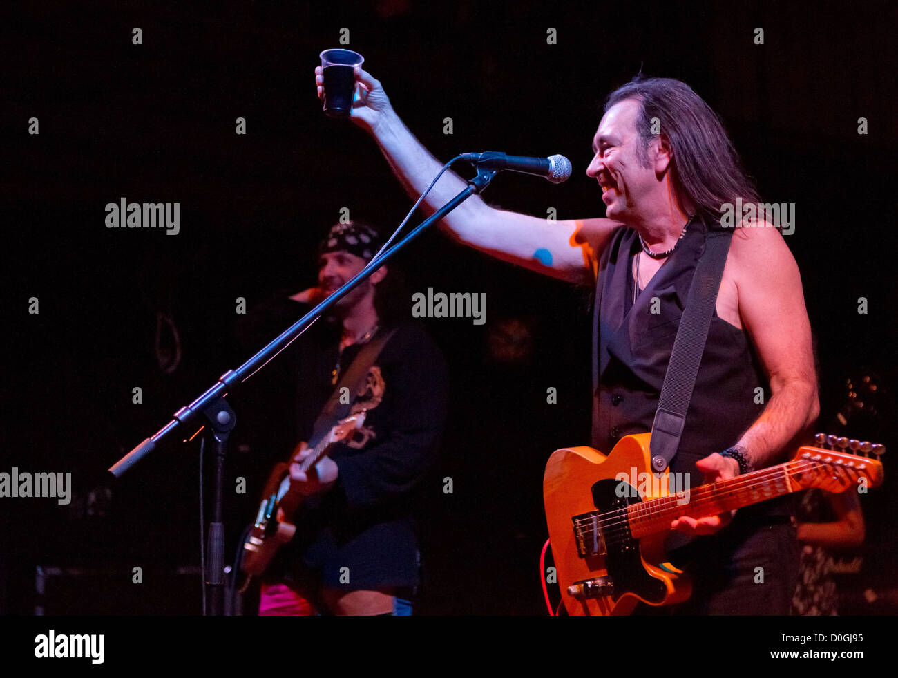 Le chien de Pavlov en concert à Santiago Alquimista Lisbonne, Portugal - 07.11.10 Rui M Leal/ Banque D'Images