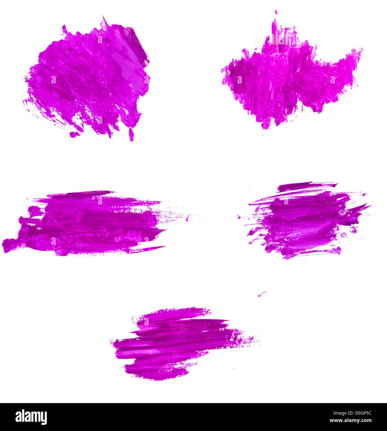 Traits d'aquarelle lilas avec l'espace pour votre texte Banque D'Images