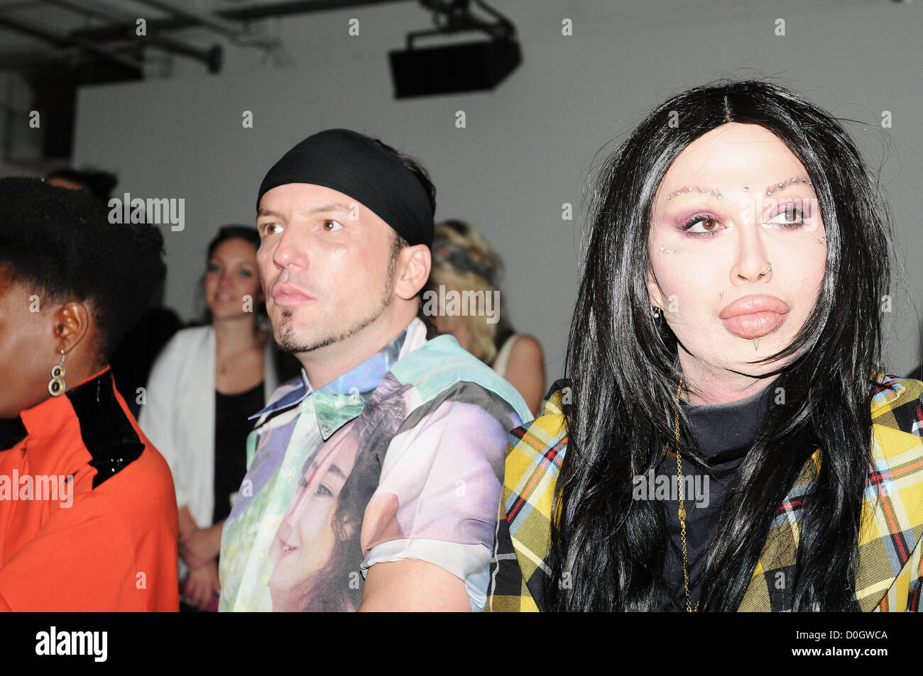 Pete Burns London Fashion Week Spring/Summer 2011 - Pam Hogg - Catwalk. Londres, Angleterre - 19.09.10 Banque D'Images
