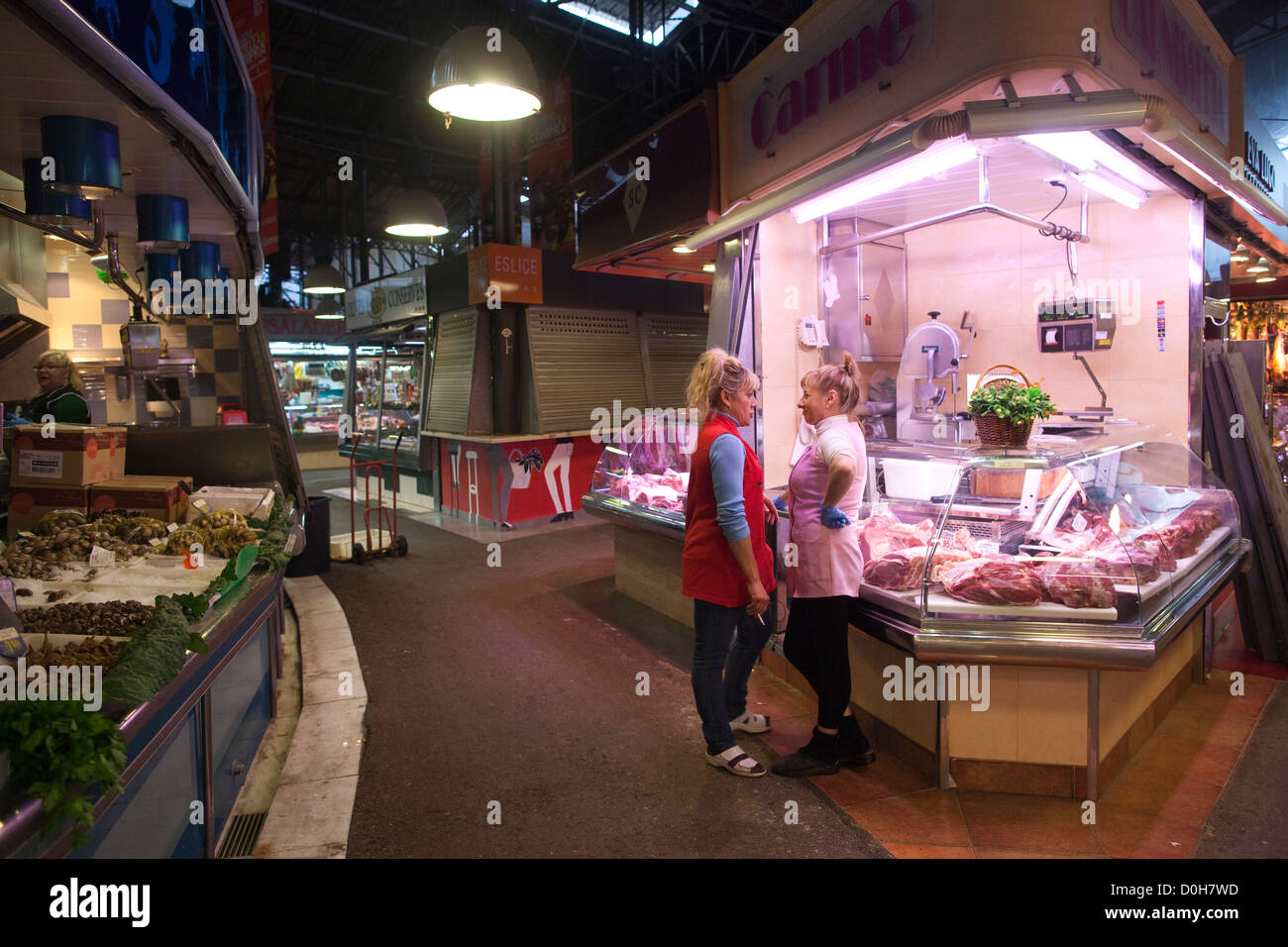 Le Mercat de Sant Josep de la Boqueria, le Mercat de la Boqueria, le marché de la Boqueria, Barcelone, Catalogne, Espagne Banque D'Images